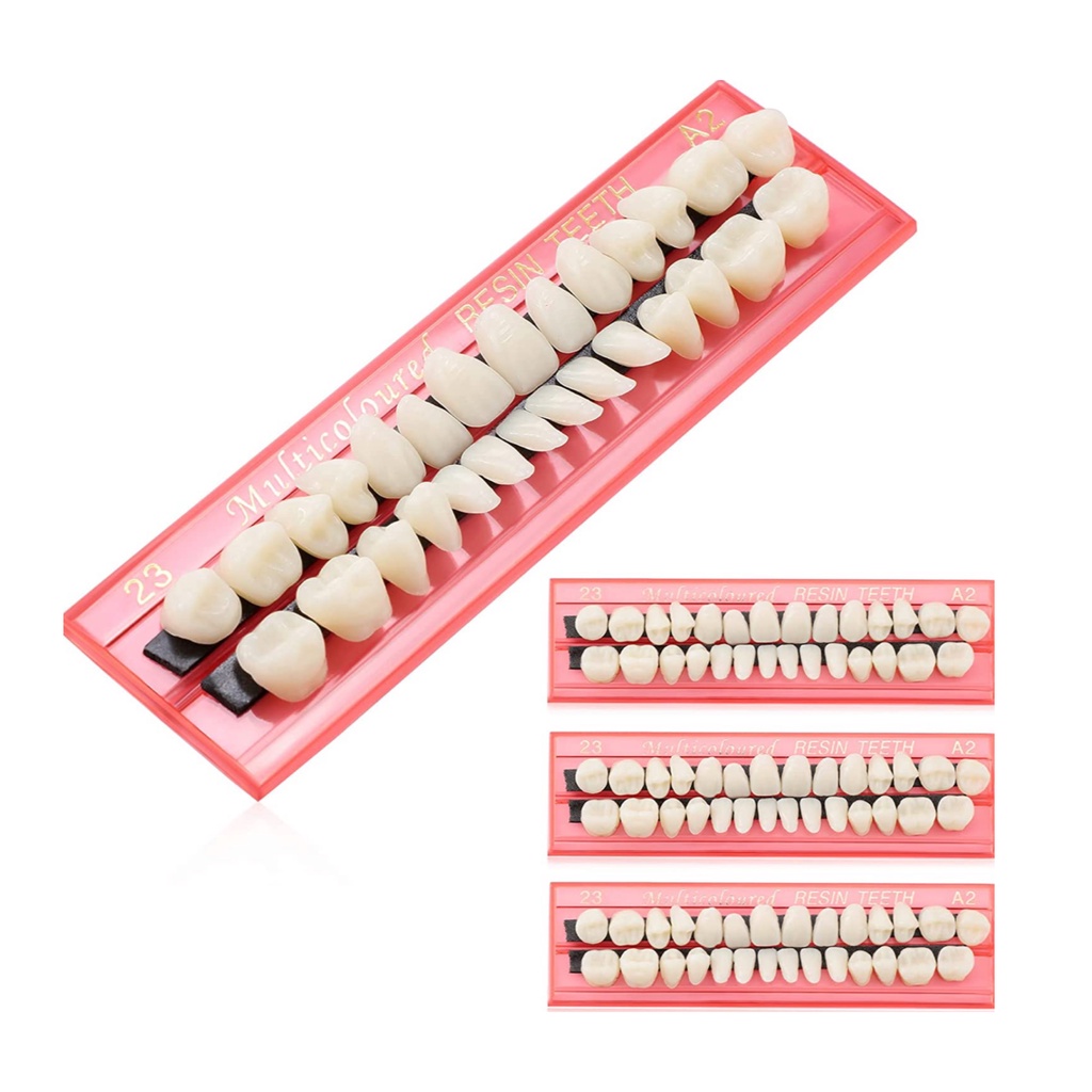 Gigi palsu resin akrilik acrylic CAIYU full set gigi tiruan gigi lepasan denture lab ALICE DENTAL