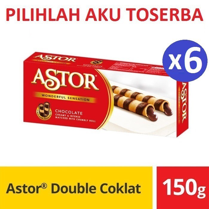 ASTOR Coklat 150 gr / ASTOR Waferstick Coklat 150 gr - (HARGA PAKET ISI 6)