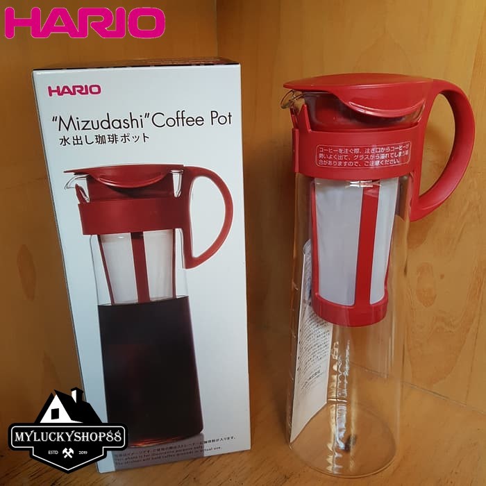 Hario Mizudashi Coffee Pot Red 1000ML MCPN-14 / MCPN14