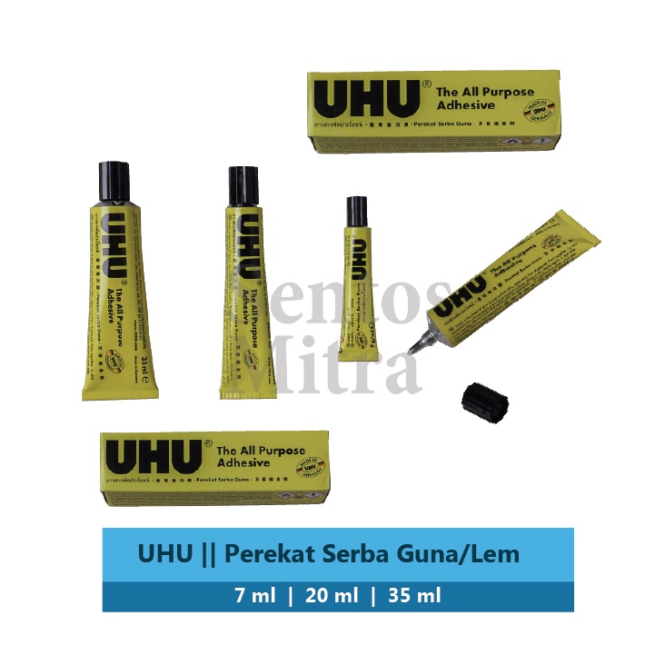 

Lem UHU Cair Serbaguna Multipurpose Glue 7 | 20 | 35 ml