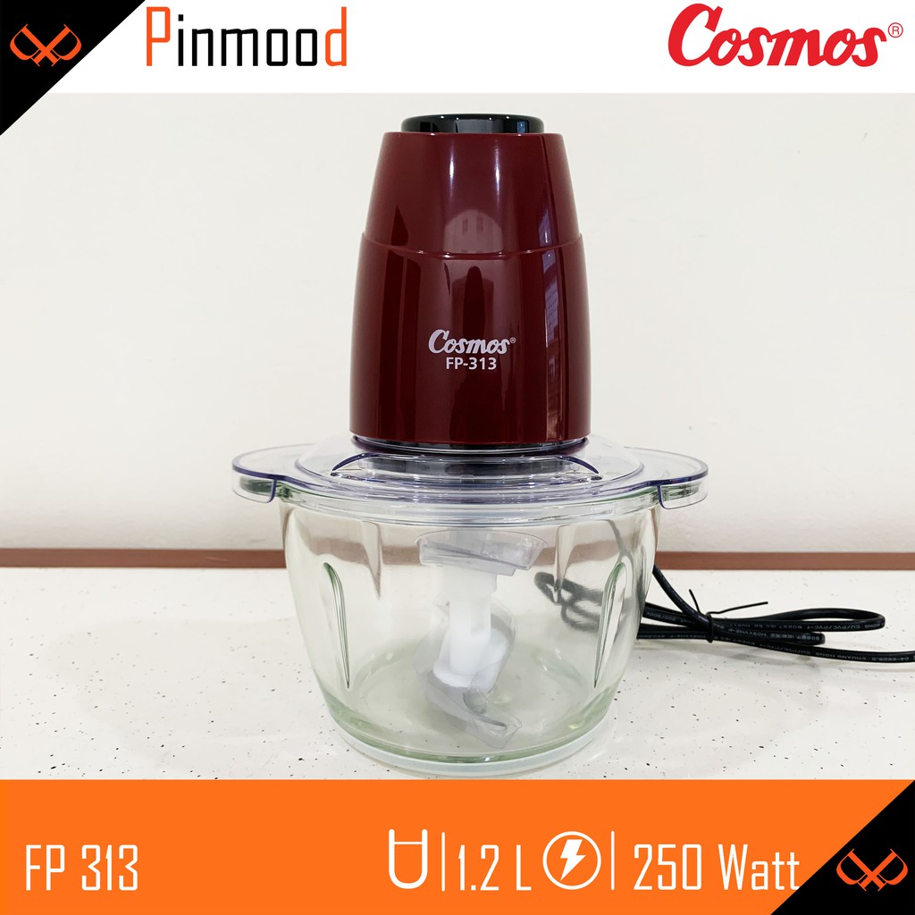 COSMOS FOOD PROCESSOR BLENDER FP-313 FP313 1,2 L LOW WATT MURAH PELUMAT CHOPPER DAGING