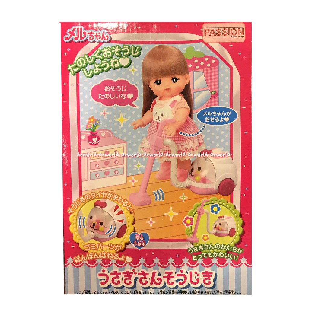 Mell Chan Mellchan Dengan Vacuum Cleaner Vacum Mainan Anak Mellchan Dolls Sedot Debu
