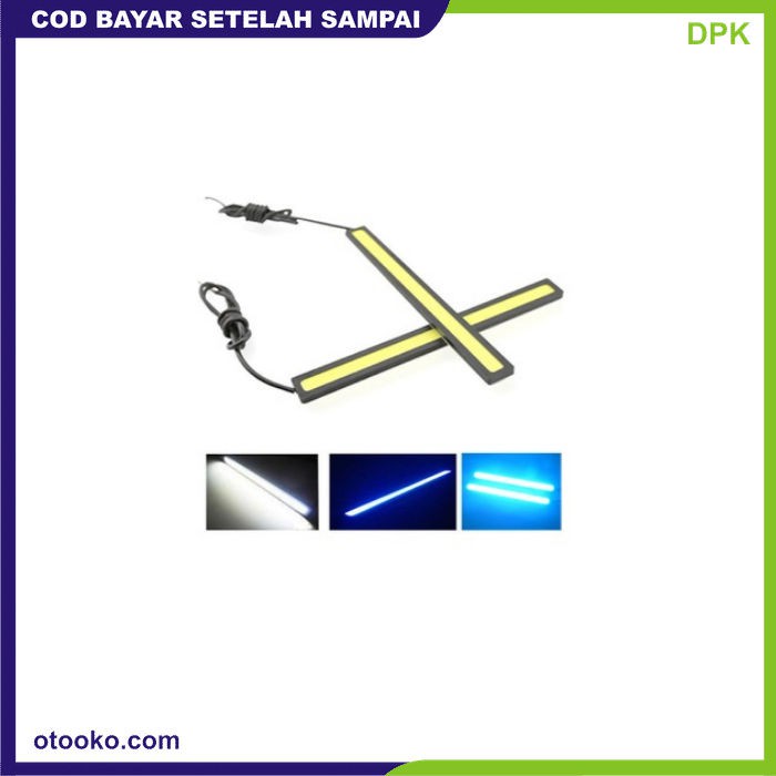 Lampu LED DRL PLASMA COB 17cm Mobil Car UNIVERSAL 28 LED Siang Senja