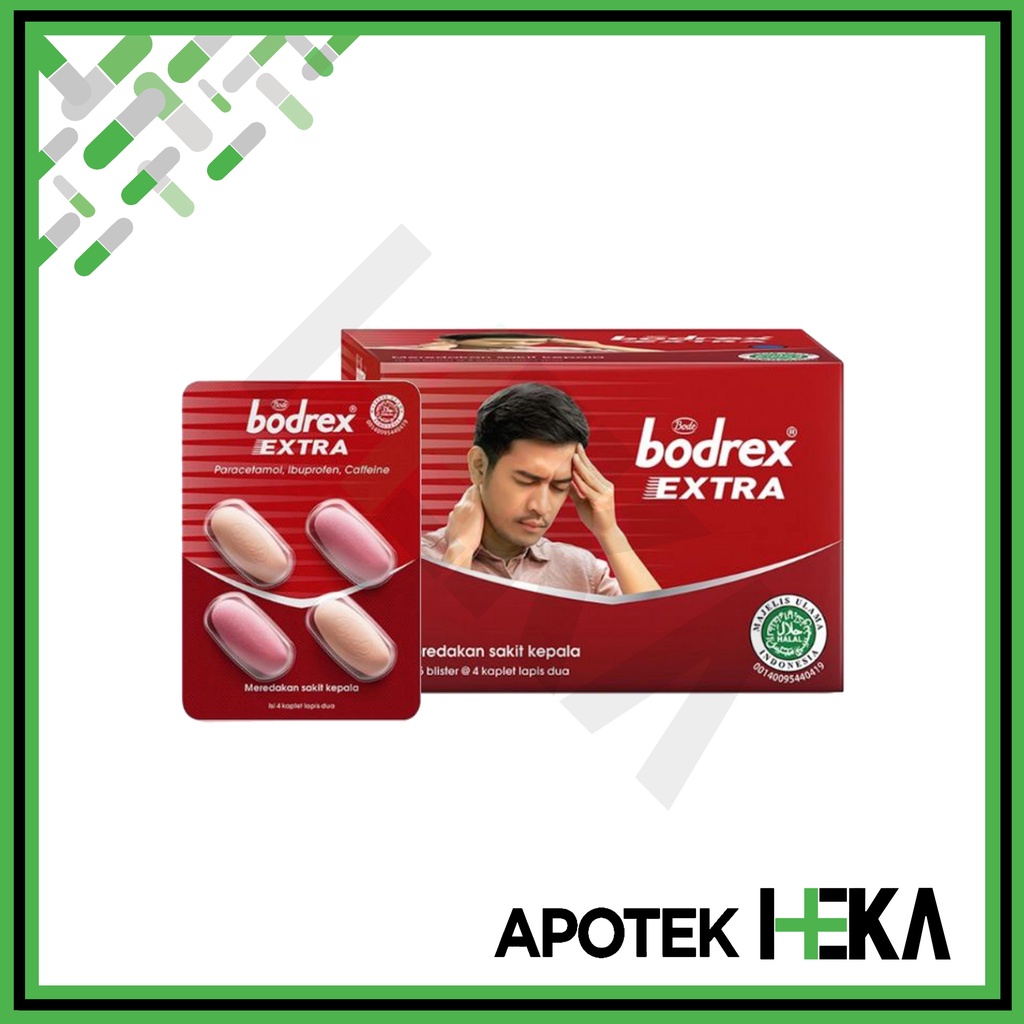 Bodrex Extra Box isi 25x4 Tablet - Meredakan Sakit Kepala (SEMARANG)