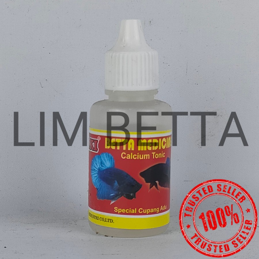 BETTA MADICINE CALCIUM TONIC / OBAT CUPANG ADU CALCIUM TONIC