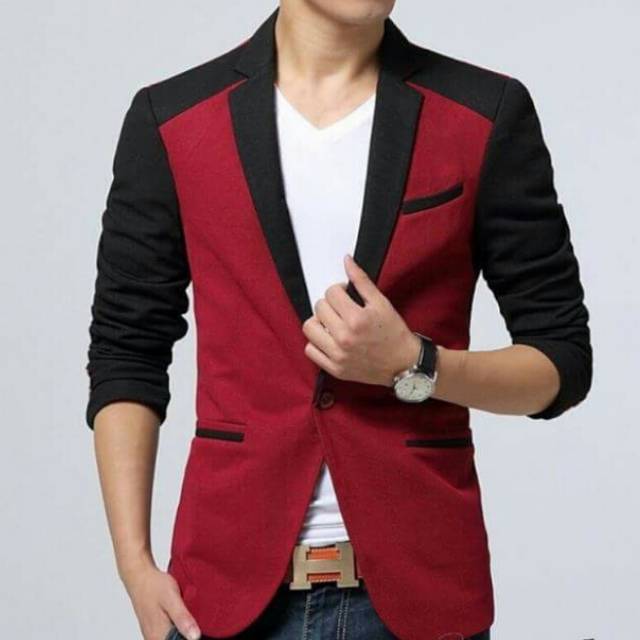 Blazer pria anak muda jas santey blazer model terbaru