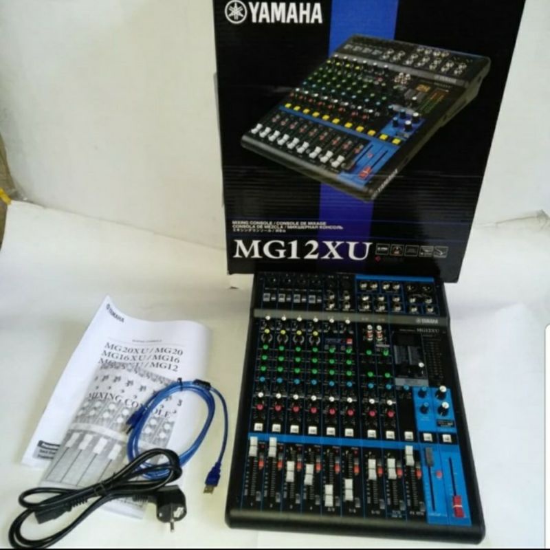 Audio Mixer YAMAHA MG 12XU/ MG 12 XU/ MG12 XU Grade A (12 Channel)