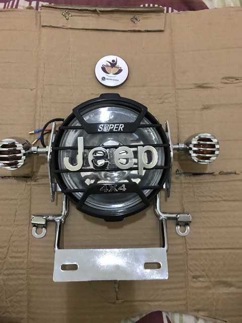 Lampu jeep variasi vixion plus breket plus lampu sen