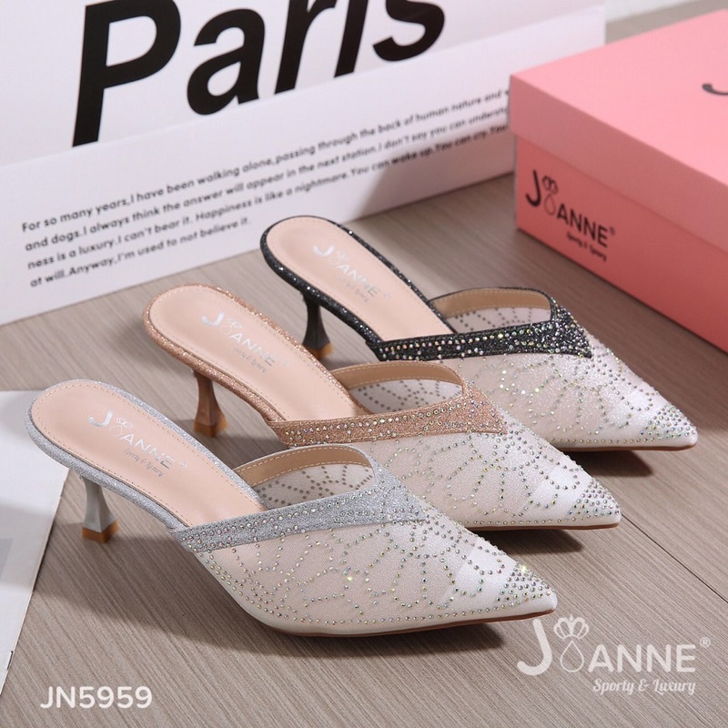 JOANNE JN5959 HEELS SHOES SEPATU PESTA WANITA
