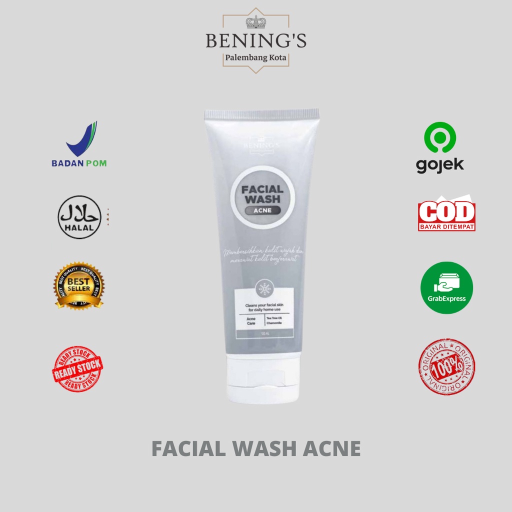 BENINGS SKINCARE by DR.OKY PRATAMA / PAKET ACNE-FACIAL WASH