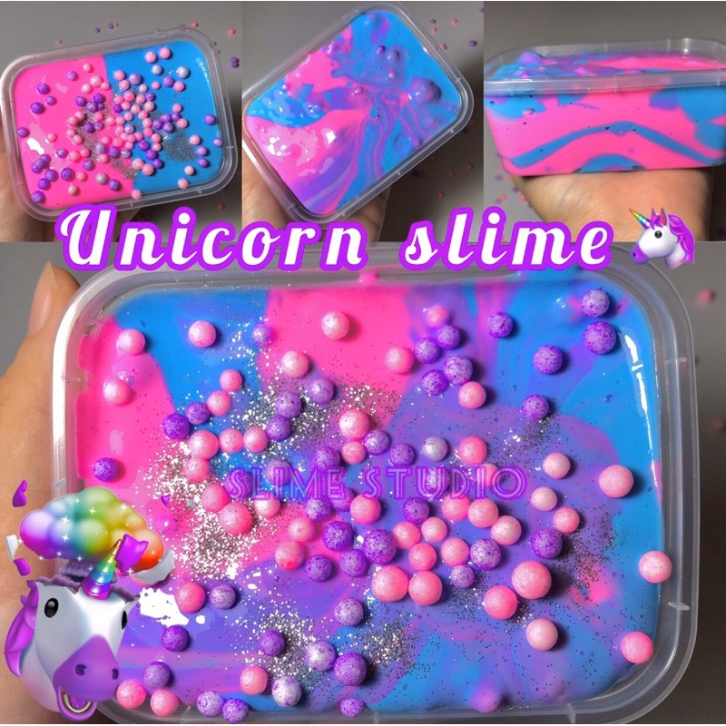 UNICORN SLIME 200gr |SLIME MURAH |SLIME GALAXY | SLIME STUDIO| BISA COD | MAINAN ANAK| Slime bt21