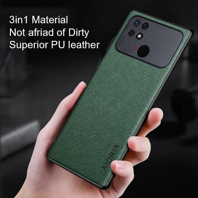 XIAOMI POCO C40 SOFT CASE CANVAS CROSS PATTERN