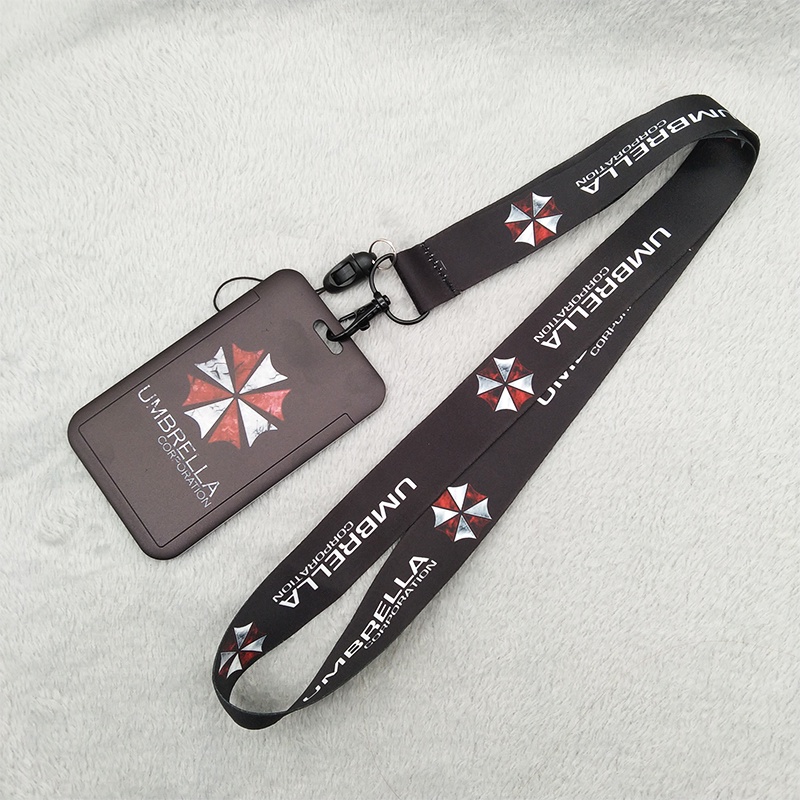 Resident Evil Neck Straps Dengan ID Tag Holder Protector Untuk Ponsel Sling Student Card Straps Keyring Anti-Drop Lanyard