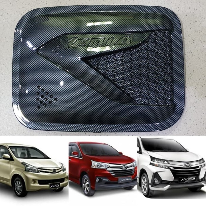 Tank cover TUTUP TANGKI BENSIN MOBIL DAIHATSU ALL NEW XENIA 2012 sampai 2021 2020 2019 2018 2017 2016 2015 2014 2013 CARBON