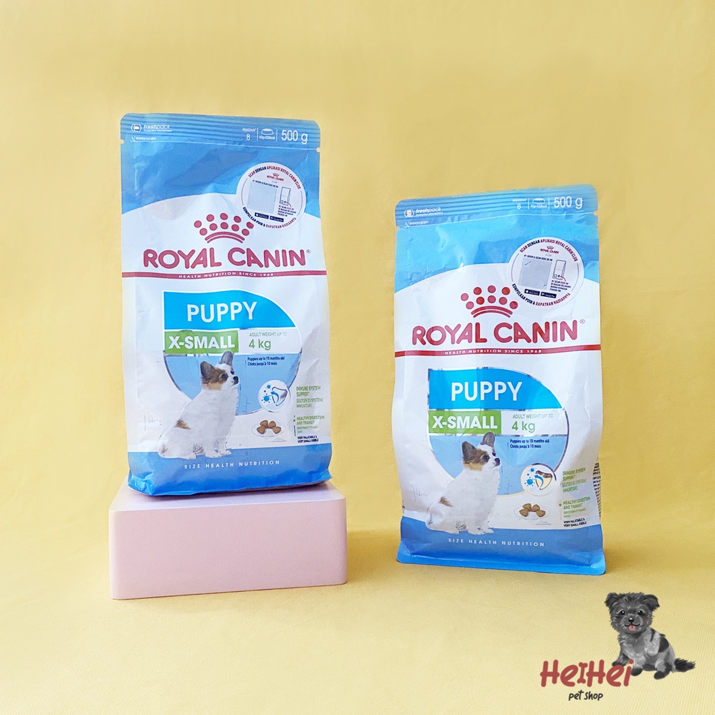 Royal Canin Puppy X-Small Dryfood 500 gr Makanan Anak Anjing Mini Breed - Xsmall Puppy Dryfood