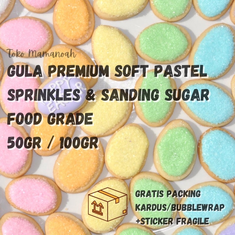 

Gula Warna | Gula Sprinkles | Sanding Sugar | Gula dekorasi