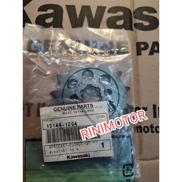 gir gear depan ninja rr 150 mata 13T ukuran 520 original