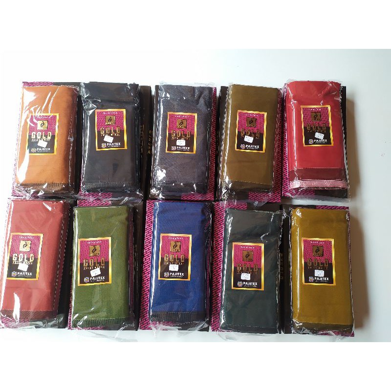PROMO SARUNG MANGGA GOLD POLOS WARNA / SARUNG MANGGA HITAM POLOS/Sarung mangga fiesta polos tumpal