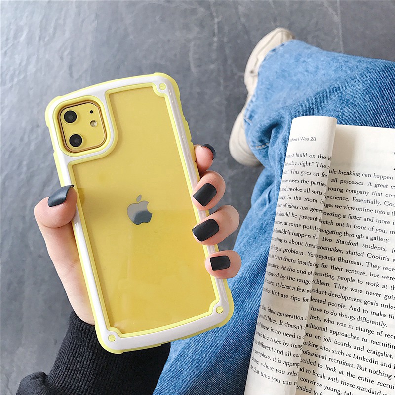 Case Bahan TPU Warna Permen Untuk iPhone SE2 6 6s 7 8 Plus X XS Max XR 11 Pro Max