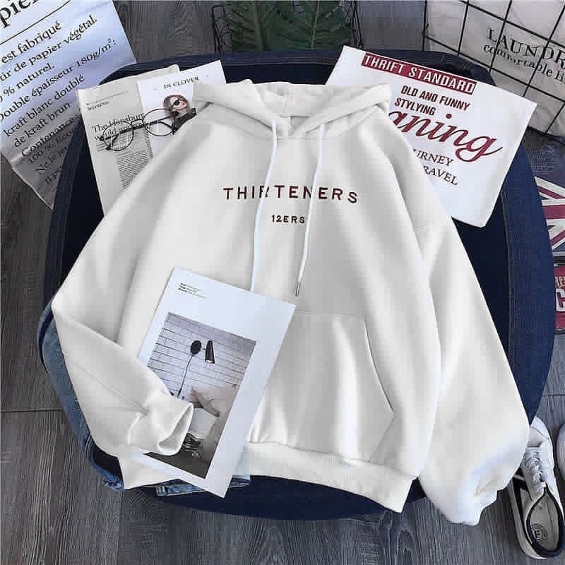 THIRTENERS Jaket Sweater Pria wanita murah l Hoodie Bahan Fleece asli