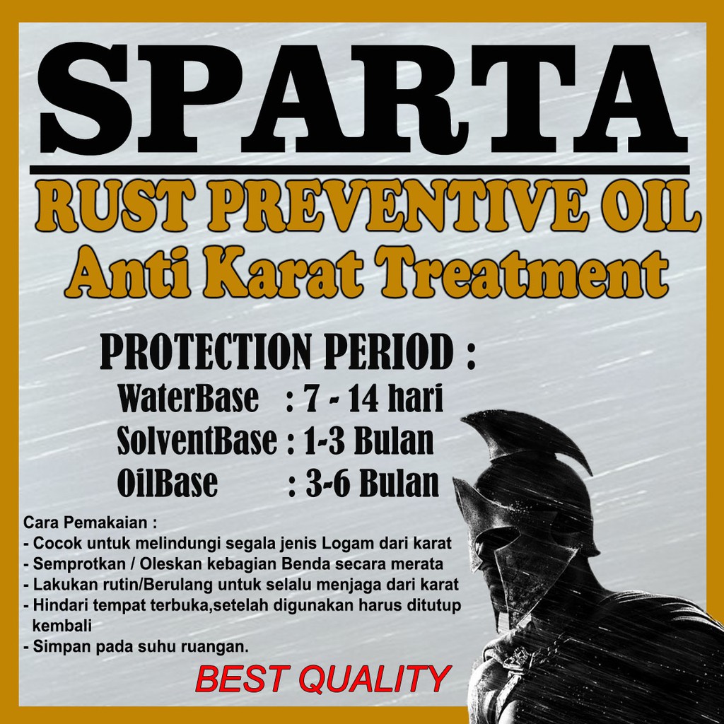 Rust Preventive oil / RPO / Minyak anti karat / Anti Korosi / Anti Karat Solventbase Protect 1-3 Bln