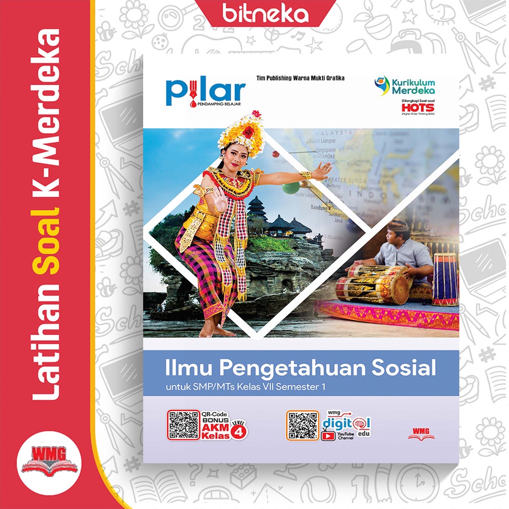 Buku Pendamping Belajar Ilmu Pengetahuan Sosial IPS SMP/MTS kelas 7 Semester 1 - PIlar K-Merdeka Kurmer