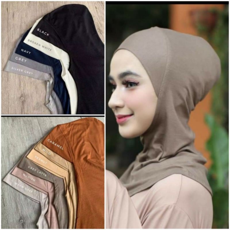 CIPUT NINJA ANTEM / INNER JILBAB POLOS / DALEMAN KERUDUNG WANITA