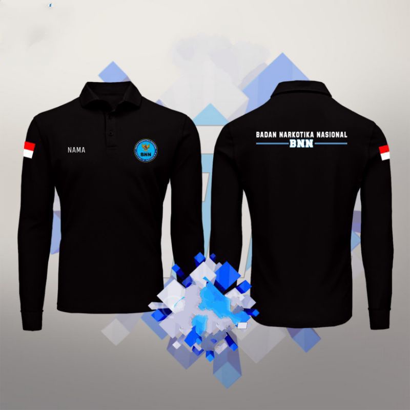 kaos kerah bnn kaos polo bnn panjang pul bordir