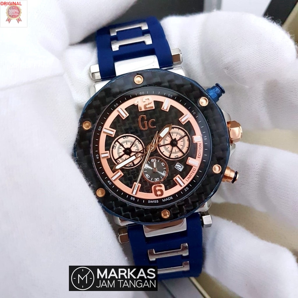 Terlaris Jam Tangan Pria Guess Collection Gc 2037 Chronograph Watch ORIGINAL