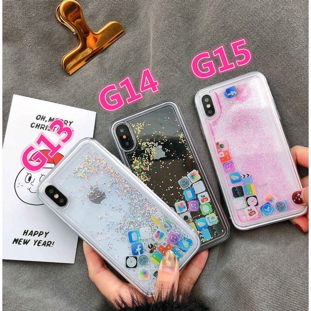 Casing Soft Case Motif Quicksand Glitter untuk Compatible For iPhone 6 6S 7 8 Plus 6Plus 7Plus 11 PRO MAX  X 8Plus XS XR XSMAX