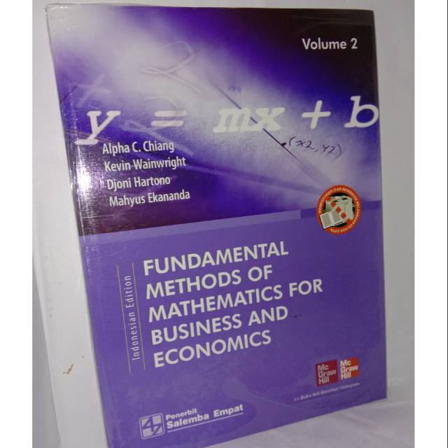 

Fundamental of mathematics for business and economics .buku original