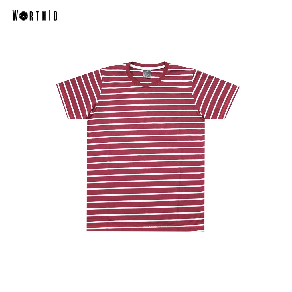kaos motif salur by Worth ID Tshirt Heat Stripe Shopee kaos motif salur by Worth ID Tshirt Heat Stripe Shopee