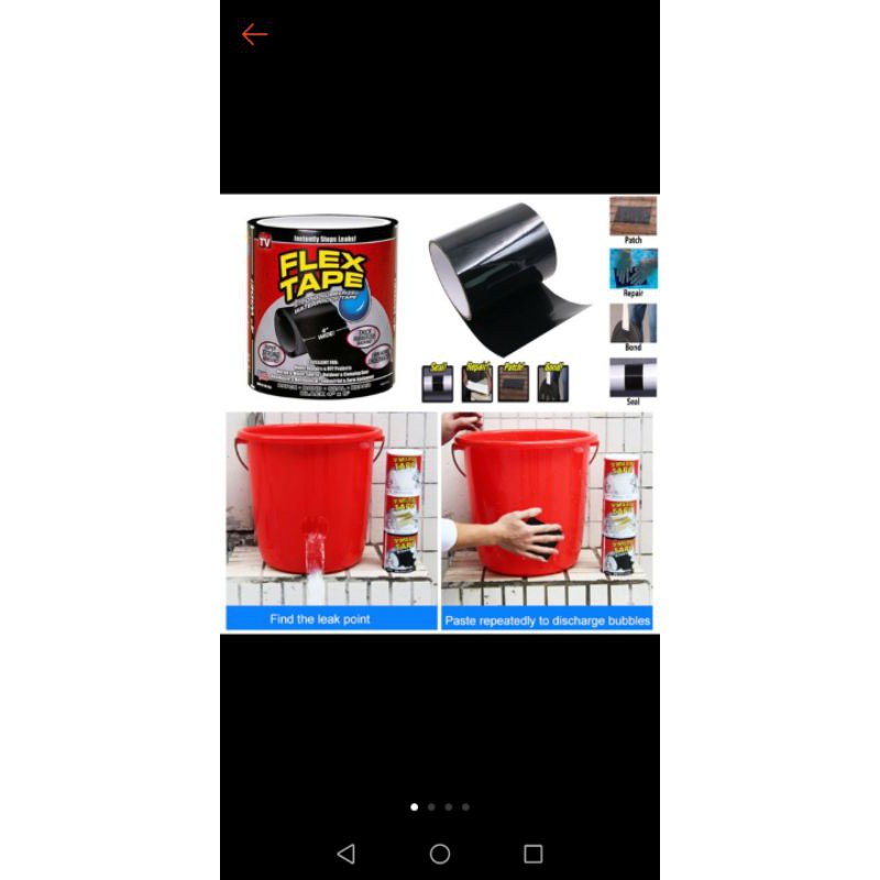 (JC) Flex Tape Lakban Khusus Anti Bocor dan Waterproof