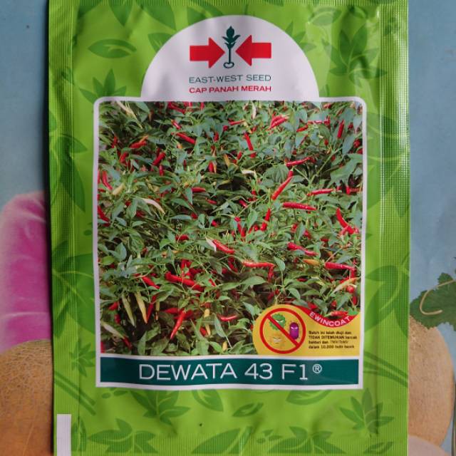 Benih Bibit Cabe Rawit Setan DEWATA 43 F1 350 Biji Kemasan Pabrik
