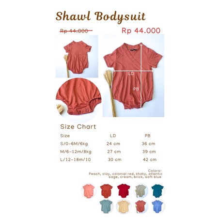 MINIQUIN Shawl Bodysuit (Jumper Bayi Pendek 0 - 18 bulan)