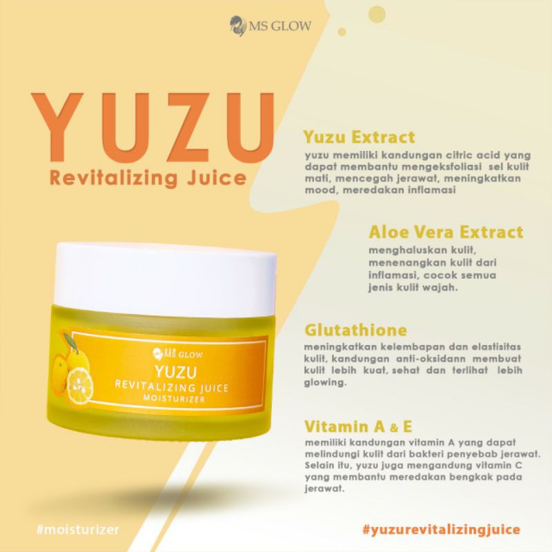 YUZU MOISTURIZER MS GLOW