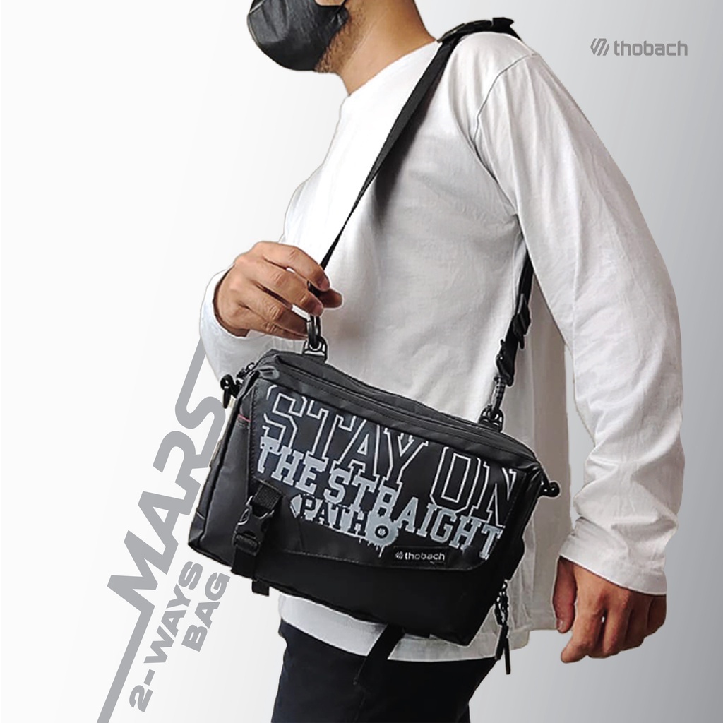 THOBACH-SLING BAG WATERPROOF MARS TAS SELEMPANG PRIA WANITA