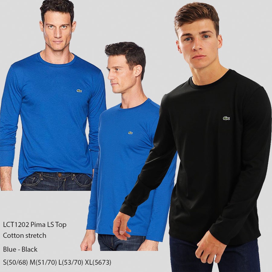 LCT 1202 Pima LS  Top Baju Atasan Kaos Pria Branded