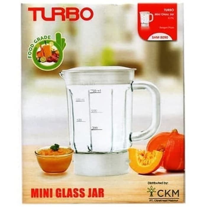 MINI GLASS JAR TURBO SHM8090 - GELAS BELING BLENDER BUMBU PHILIPS