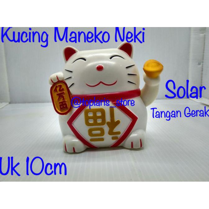 

14.84Ftgrdujh- Kucing Maneko Neki Jepang Solar Fuk Terbalik -Toko-Boneka.