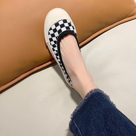 TBIG [COD] Sepatu Slip On Wanita Anagumi Import Korea Style Santai Wanita Remaja