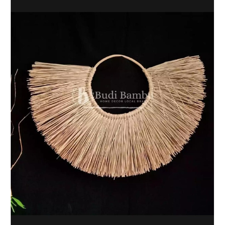 WALL DECOR ANYAMAN MENDONG RUMBAI KLASIK UNIK ELEGAN