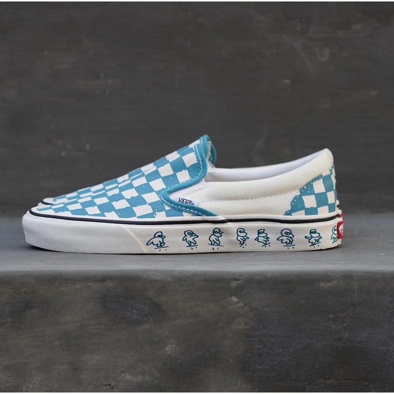 SLIP-ON X KAKAO FRIENDS ICE BLUE CLASSIC ORIGINAL 100%