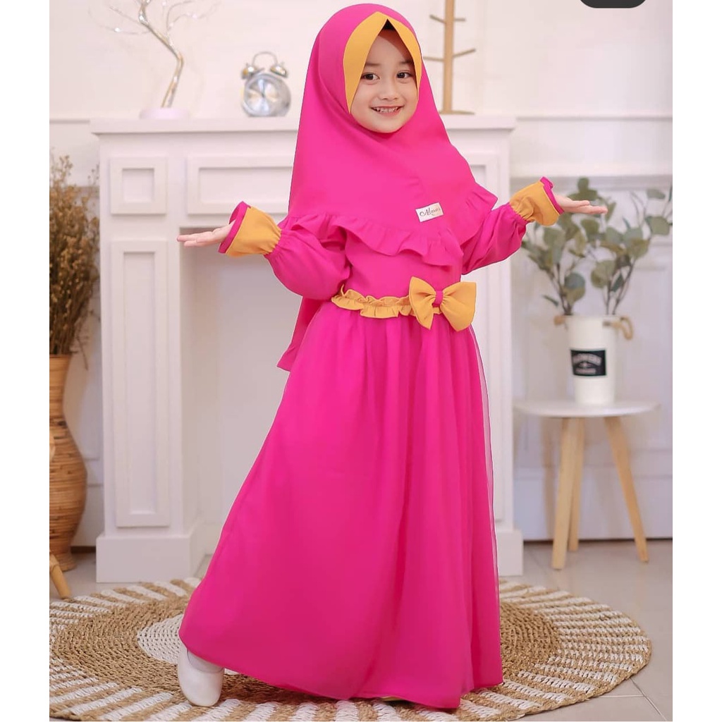 Gamis Syar'i Anak / Gamis Anak Modern / Gamis Anak terbaru 2021/ Gamis Anak Hits / Gamis Anak Perempuan 3-4 Tahun / Baju Muslim Anak Set Kerudung / Setelan Anak Gamis Anak Umur 8-10 Tahun Gamis anak Murah Terlaris Baju Gamis perempuan Satu Set Khimar S43