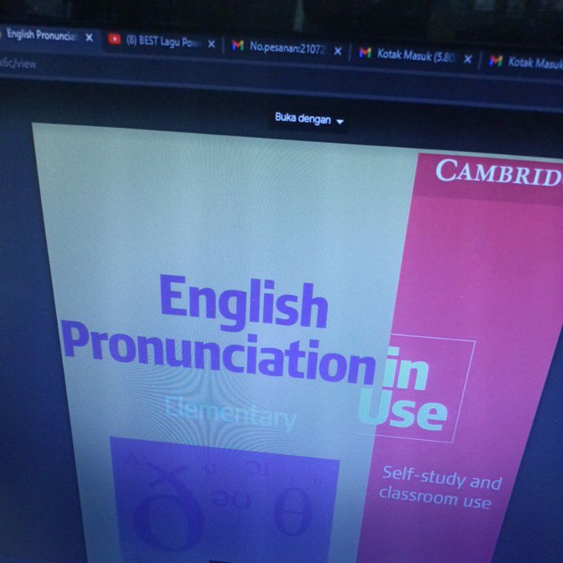 

pesanan zhanti print buku English pronunciation