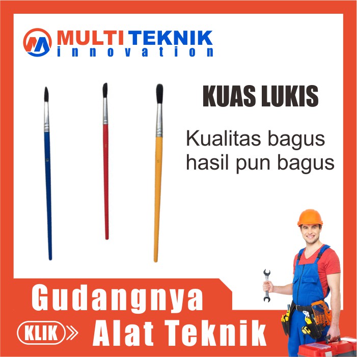 

Kuas Lukis Cat Air No 8 10 12 Per Pcs MT482
