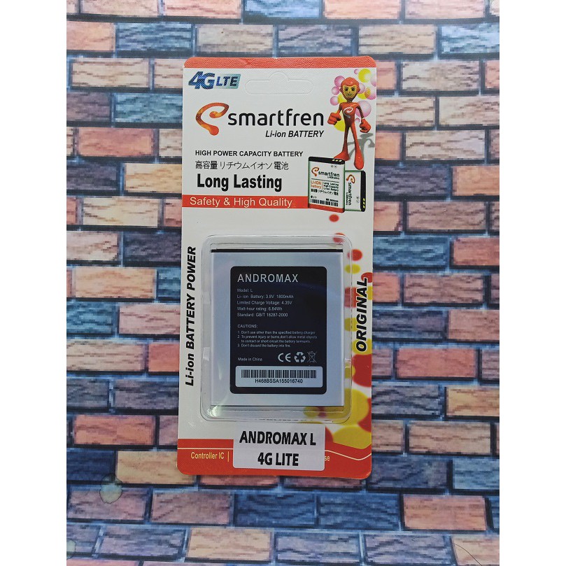 BATTERY ORIGINAL BATERAI ANDROMAX L