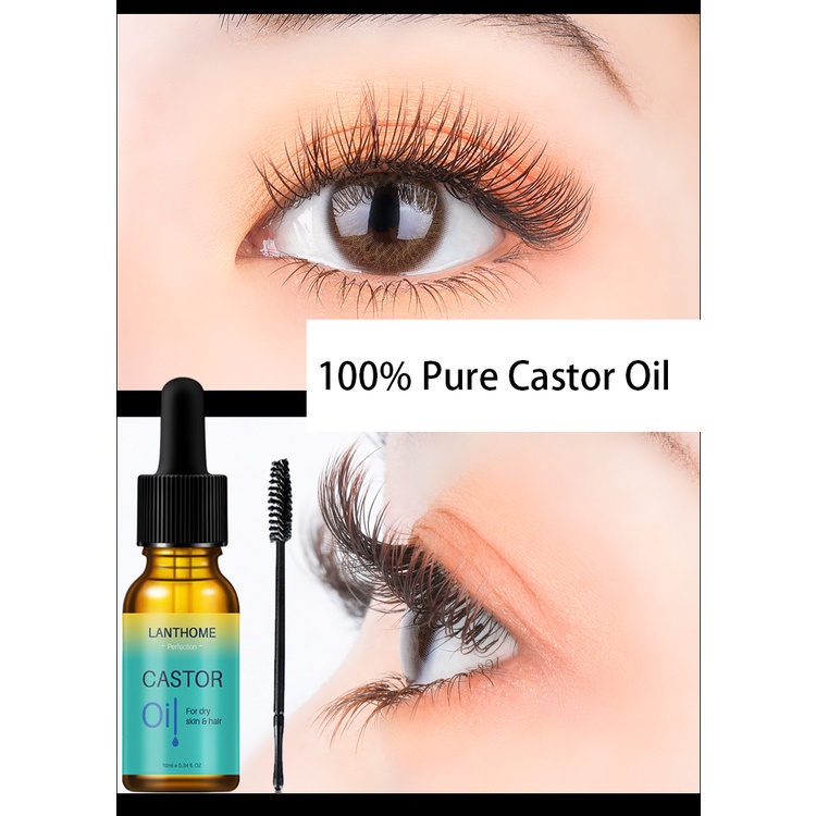 Maskara Bulu mata eyelash extension Mascara Eyelash serum 100%Castor oil  Membantu rambut tumbuh dengan cepat