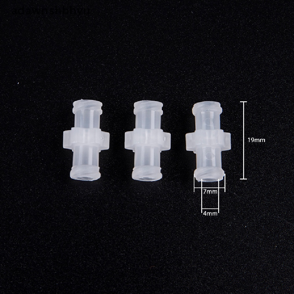 Adawnshbhyu 10Pcs Female To Female Coupler Luer Konektor Spuit Bagian Pneumatik Tahan Lama