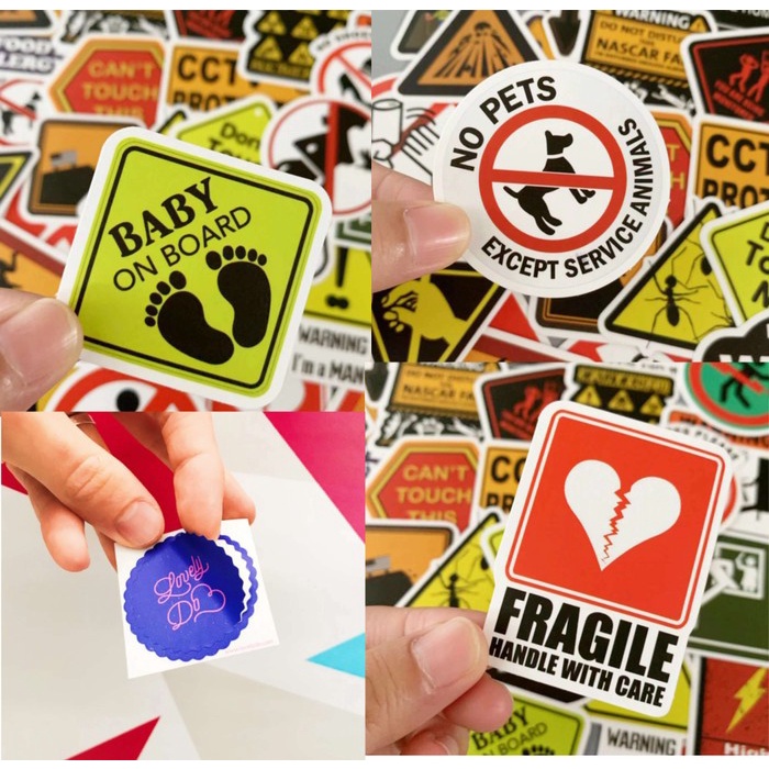 

Cetak Stiker Label Vinyl atau Transparan A4 CUT Cetak Label Kemasan